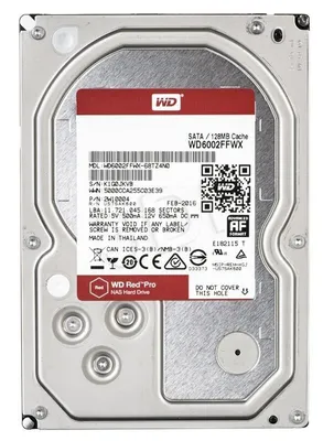 Zdjęcie produktu dla Western Digital Red Pro , 2 TB, 7200 RPM, 64 MB, 3.5", Serial ATA III