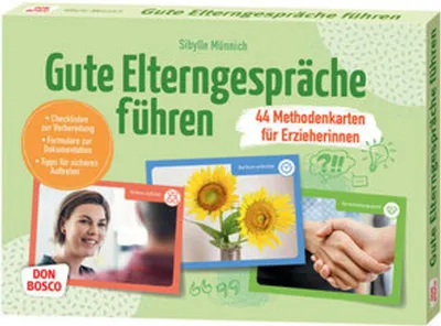 Produktbild von Gute Elterngespräche führen - 44 Methodenkarten für Erzieherinnen