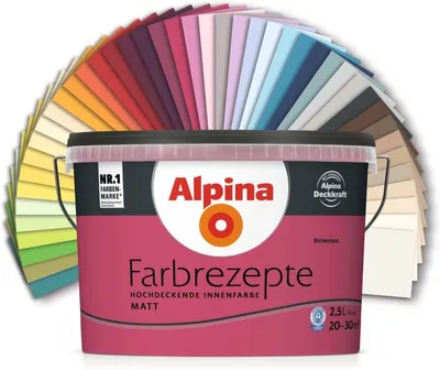 Produktbild von Alpina Wandfarbe Farbrezepte Sonnenstrahl 2,5 l