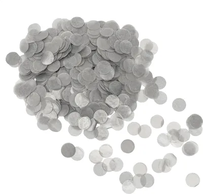Produktbild von Oblique Unique Papier Konfetti 13 g Tischdeko für Geburtstag Party Jubiläum JGA Schuleinführung Silvester - silber