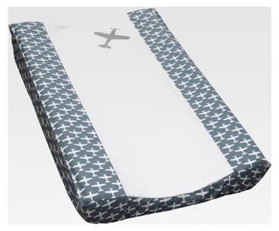 Produktbild von Wickelauflagebezug Flugzeug, blau