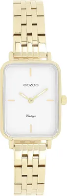 Produktbild von Oozoo Armbanduhr gold Metall Vintage Series Damen Analog-Quarzuhr UOC20418