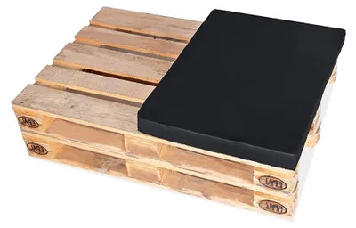 Produktbild von Bezug ohne Schaumstoff für Palettenkissen, Palettenpolster 60x80cm für halbe Europalette Innen & Außen