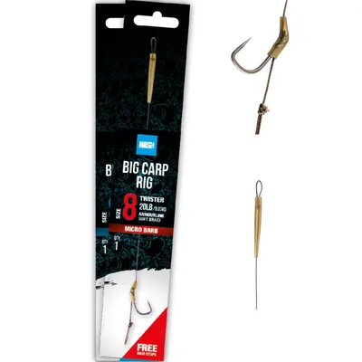 Obrázek produktu pro Hotový návazec Nash Big Carp Rig Barbless r. 4