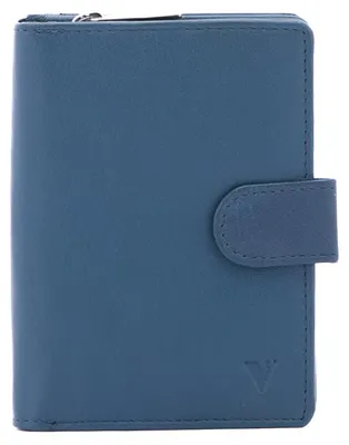 Productafbeelding van Damesportemonnee Sergio Valentini, leer, met drukknoop, 13x9,5 cm