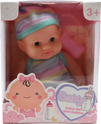 Produktbild von Mini Babypuppe 20cm Realistisch - Süßes Neugeborenes Spielpuppe für Kleinkinder Kuschelweich