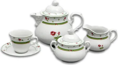 Produktbild von Thun 1794 Menuet, Teeservice, Rose, grün, Thun