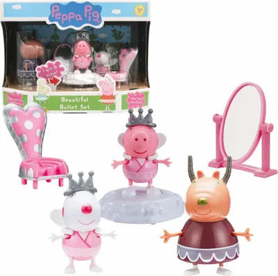 Produktbild von Peppa's Ballettschule | Spielset | Peppa Pig | 3 Figuren & Accessoires