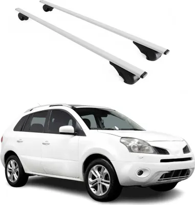 Produktbild von Dachträger Gepäckträger für Renault Koleos 2007-2017 Grundträger Metall Grau 2x