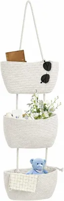 Productafbeelding van Hangmand voor de deur - Hangorganizer met 3 verdiepingen