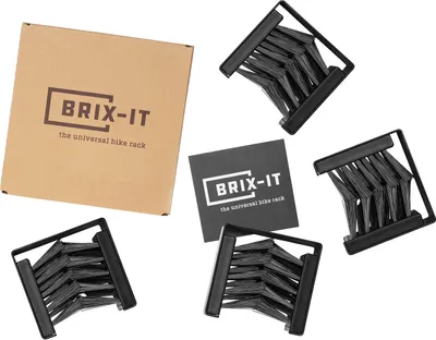 Immagine prodotto di BRIX-IT Supporto da parete per biciclette e e-bike Supporto da parete per biciclette di tutte le dimensioni Supporto da parete per biciclette da corsa MTB Biciclette per bambini