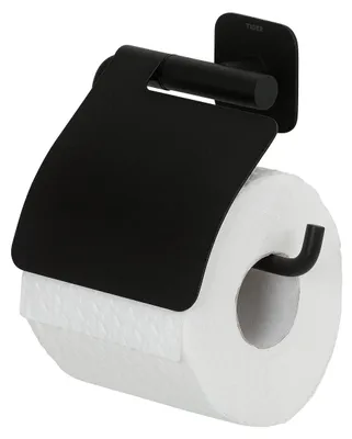Obrázok produktu pre Držiak na toaletový papier Tiger Colar s vekom, čierna farba