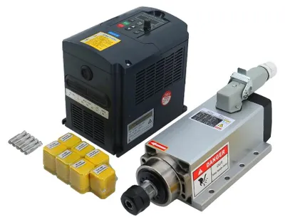 Produktbild von CNC-Spindelmotor, 1,5 kW, 24000 U/min, Luftfahrtstecker