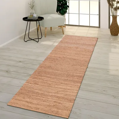 Produktbild von TT Home Wohnzimmer Teppich Handgearbeitet Modernes Sisal Design Mit Bordüre Größe 80x150 cm