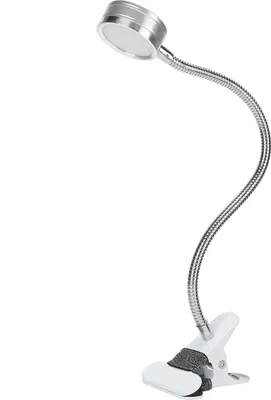 Obrázok produktu pre Svietidlo USB Teplá studená teplota farieb 360 stupňov Nastaviteľné svetlo na husom krku (strieborné)