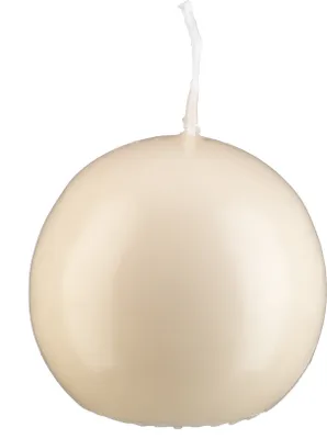 Produktbild von Stimmungsvolles Kerzenlicht Kerzen Kugelkerzen Champagner 10 cm, 4 Stück