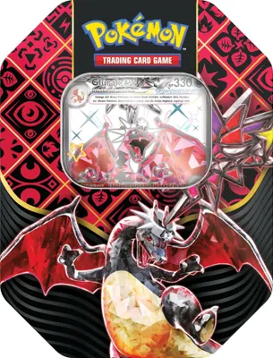 Produktbild von Pokémon Sammelkartenspiel Tin Box Karmesin Purpur Paldeas Schicksale Sammlerstück