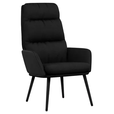 Zdjęcie produktu dla vidaXL Fotel Relax czarny materiał