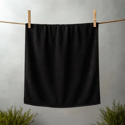 Produktbild von Sauna Handtuch 70x200 cm ca. 450 g/m² schwarz