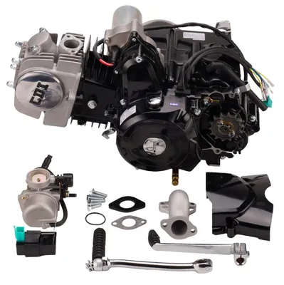 Produktbild von Motor SET Ducar 125 ccm 1P54FMI Kick & Anlasser oben Pit Bike Monkey HMParts
