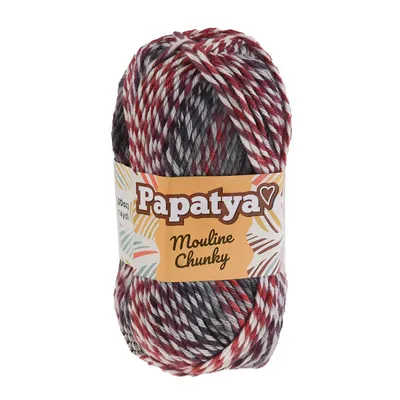 100g Strickgarn Papatya Mouline Chunky 4201