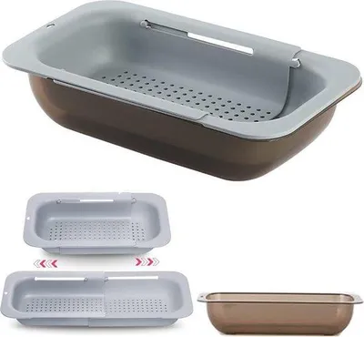 Produktbild von Famanu 2-in-1 Küchenregal Reinigungsmand - Verstellbar, Doppellagig