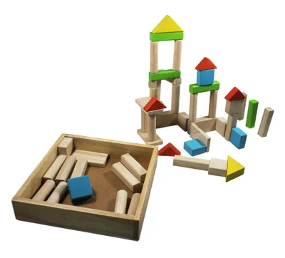Produktbild von Tano - Bauklötze - Holzspielzeug Kinder ab 2 Jahre