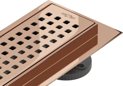 Zdjęcie produktu dla Mexen Flat 360° M08 odpływ liniowy obrotowy 80 cm, różowe złoto - 1625080-40