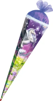 Zdjęcie produktu dla ROTH 678849 ROTH Schultüte "Magic Pegasus", eckig, 850 mm, mit Effekt