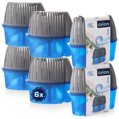 Produktbild von Orion | Luftentfeuchter 6er Set 450 g - Entfeuchter Box 600 ml - Geruchlos - bis zu 20 m²