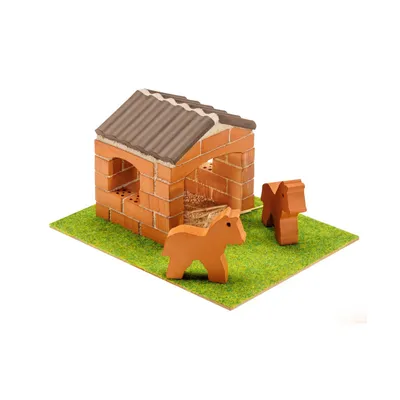 Produktbild von Eitech Teifoc Steinbaukästen TEI 1026 Kleiner Pferdestall