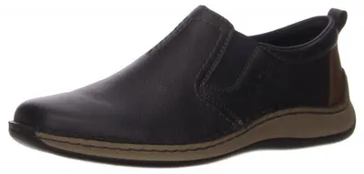 Produktbild von Rieker Herren-Slipper Blau-Braun-Grau-Schwarz, Farbe:blau, EU Größe:46