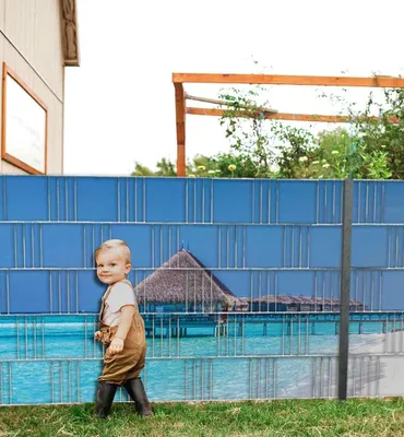Produktbild von Sichtschutzstreifen Strand Malediven Meer Sichtschutz Garten Zaun - Teil1 250x100cm