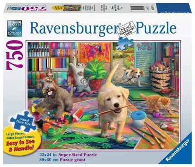 Zdjęcie produktu dla RAVENSBURGER Puzzle 750el Mali artyści 168019 Ravensburger