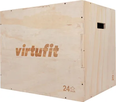 Immagine prodotto di VirtuFit Plyo Box in legno 3 in 1 grande 50 x 60 x 75 cm