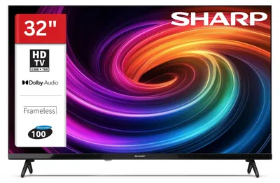 Produktbild von SHARP 32HA1705E 32 Zoll Fernseher LED TV mit HD Auflösung und Triple-Tuner DVB-C/-T2/-S2 (2026)