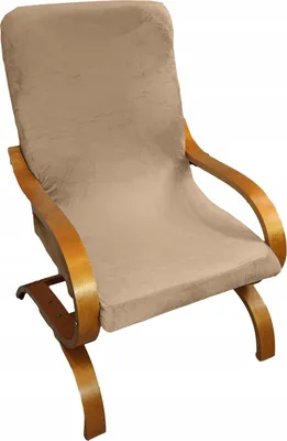 Produktbild von MEBLE ODNOWA, Samtbezug, Samt-Sesselbezug, Finka-Sessel, Beige/Kamel, dicker Schonbezug, Formstabil, Elastisch, Strapazierfähig, Maschinenwaschbar