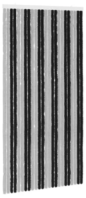 Obrázek produktu pro vidaXL Síť proti hmyzu Chenille, šedá a černá, 100 x 200 cm