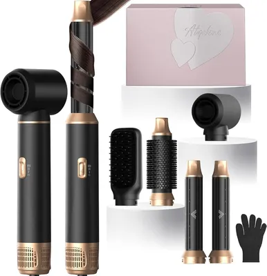 Immagine prodotto di Atopskins 5 in 1 Pro Air Styler – styler ad aria calda con effetto Coanda, 1000 W, 3 temperature, per ricci, onde e styling
