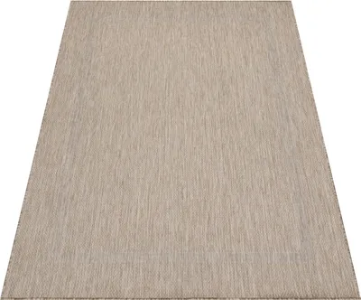 Produktbild von Teppich Läufer Wetterfest Beige 80x150 Unicolor - Einfarbig aus Polypropylen