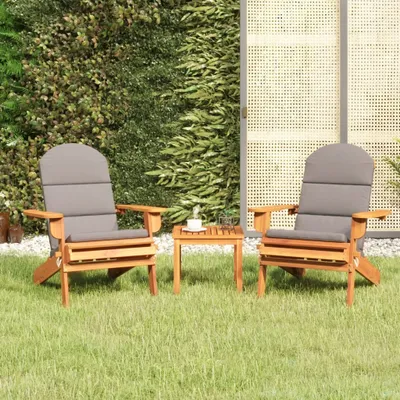 Immagine prodotto di set 3 pezzi da giardino Adirondack in legno massiccio di acacia