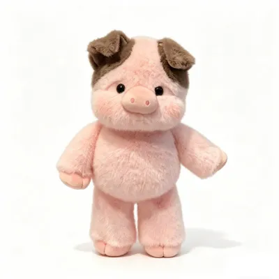Produktbild von Plüsch Schwein Kuscheltier 45 cm Rosa Braun Weiches Stofftier