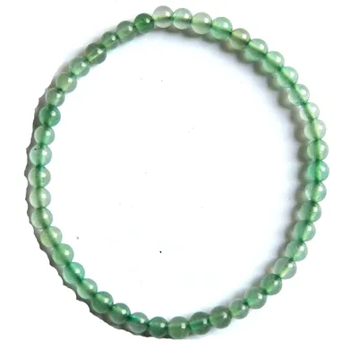 Produktbild von Edelstein-Armband Aventurin, Kugeln, Ø 4 mm