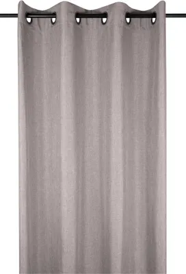 Produktbild von STOF | Gardine - 140x280 cm - Taupe - Ösen Gardine - Vorhang Klassisch - Hochwertiger Stoff - Elegante Optik