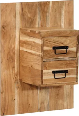 Obrázek produktu pro Maison Exclusive – Noční stolek, rozměry 60 x 32 x 80 cm, masivní akátové dřevo
