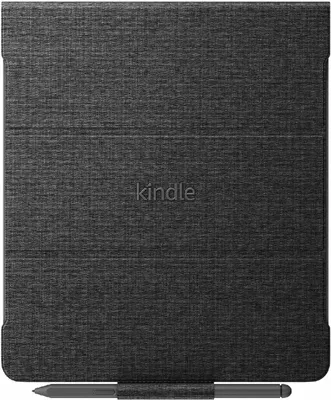 Immagine prodotto di Custodia in tessuto per Amazon Kindle Scribe, con chiusura magnetica - colore nero