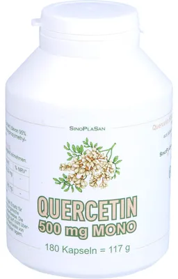 Produktbild von SinoPlaSan Quercetin 500 mg Mono Kapseln, 180 St. Kapseln