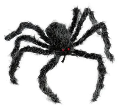 Produktbild von Schwarz-graue Spinne als Halloween Deko