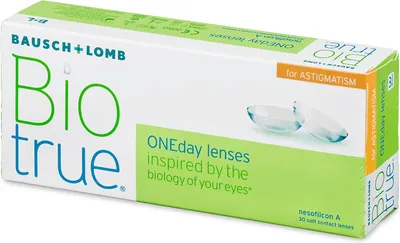 Produktbild von Biotrue ONEday for Astigmatism - 30 daily lenses - Sph: -0.25, Cyl: -2.25, Ax: 170, BC: 8.4, D: 14.5