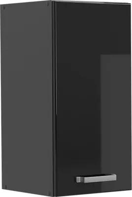 Produktbild von Hängeschrank Vicco R-Line Schwarz Hochglanz 30 cm, Model 41082